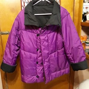 Woman's Reversible Puffer Coat SZ M